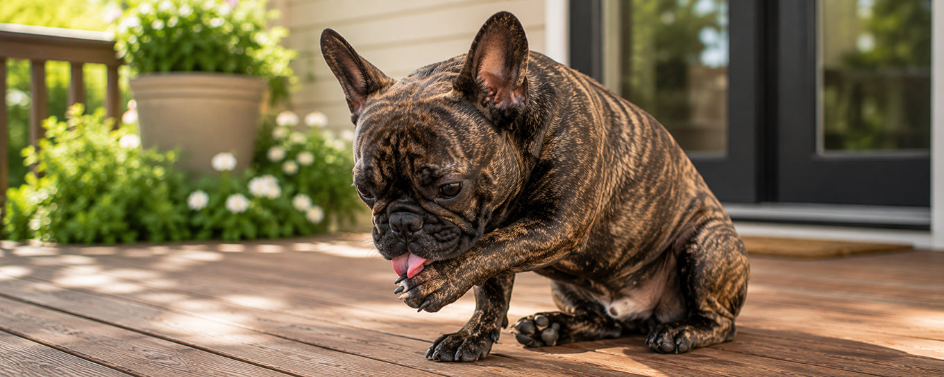 Why Do French Bulldogs Lick Their Paws? Causes & How to Help