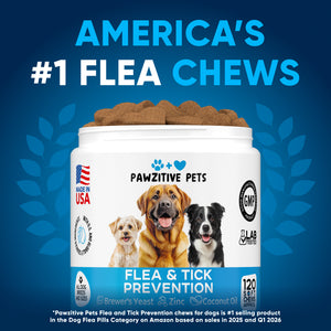 Chewable Flea and Tick Prevention for Dogs – 120 Soft Chews