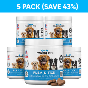 Flea and Tick Prevention for Dogs – 5 Pack