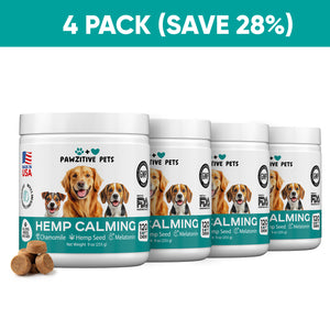Hemp Calming Chews for Dogs – 4 Pack